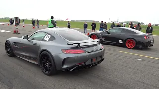 850HP Mercedes-AMG GTR vs 830HP Nissan GT R R35