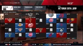 NBA 2K20 How to use a created player in a game/myleague