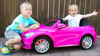 Unboxing And Assembling - 12V POWER WHEEL Ride On Pink Mercedes Benz S63 AMG V8 BiTurbo for Girls