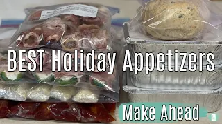 The BEST Holiday Appetizers | Make Ahead Party Food
