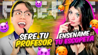 SUCO EL PROFESOR DE LUZ GAMING😱Le enseño mi escopeta😳