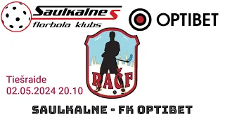 Florbols RAČF. Saulkalne / Salaspils - FK Optibet / Sparta Media.  Rīgā, 02.05.2024.