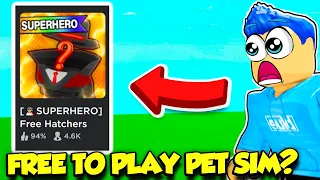 Pet Simulator BUT IT'S COMPLETELY FREE TO PLAY!