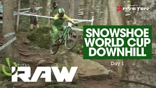 BIG ROCKS & BACKFLIPS! Vital RAW, Snowshoe World Cup Downhill