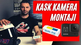 KASK KAMERA MONTAJI NASIL YAPILIR? SUN-FIX YAPIŞTIRICI KULLANDIK.