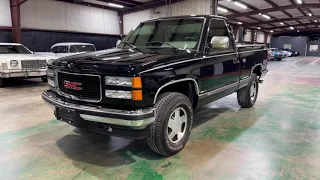 *SOLD* 1994 GMC Sierra K1500 SWB 4x4 Pickup / 52K Original Miles / AC