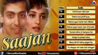 Saajan  Jukebox  Salman Khan Sanjay Dutt  Madhuri Dixit  Nadeem  Shravan  90s Superhit Songs