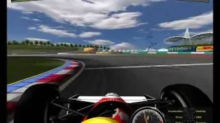 Rfactor- Sepang Mclaren MP4/6- 1:42:675(all assists off,Heel toe)-Tribute to Ayrton Senna