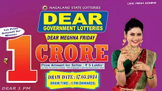 LOTTERY LIVE DEAR LOTTERY SAMBAD 1PM LIVE DRAW TODAY 17/05/2024 - Will You Are the Next Crorepati?