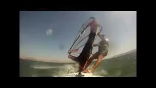 Full Speed!!!!! GoPro windsurfing in the Kineret Israel