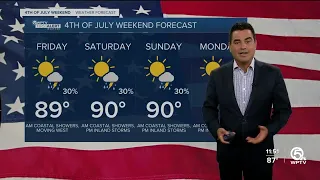 First Alert Weather Forecast for Afternoon of Friday, July 1, 2022