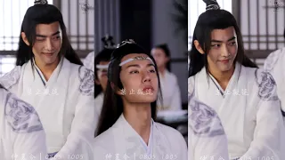 Xiao Zhan Wink To Wang Yibo | The Untamed Behind the scene