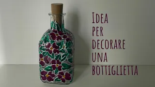 Idea per decorare una bottiglietta