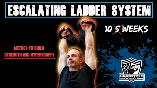 Escalating Ladder System: for both #strength and #hypertrophy