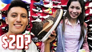 Philippines Fake Market SPREE! GREENHILLS Sneaker Shopping (Manila)