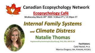 Ecopsychology Café - Internal Family Systems & Climate Distress with Natalie Thomas