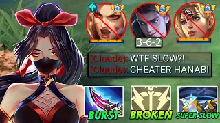 I FINALLY FOUND THE BEST BROKEN SLOW BUILD HANABI🔥 (RECOMMENDED BUILD!) - Mobile Legends