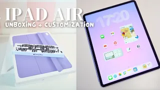 What's on my iPad Air 2024  + UNBOXING!