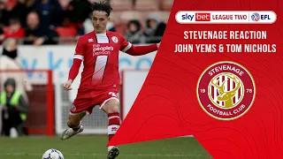 STEVENAGE REACTION | John Yems & Tom Nichols