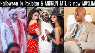 Why "Muslims" celebrating HALLOWEEN and why ANDREW TATE'S a MUSLIM now?? - Sana Amin