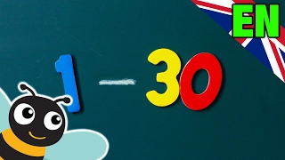 Learning Numbers 1 to 30 in English Kindergarten Kids and Preschoolers