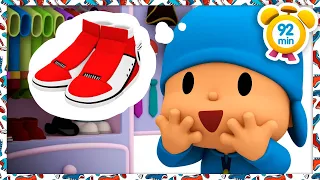 👟 POCOYO in ENGLISH - Pocoyo's Shoes [92 min] Full Episodes |VIDEOS and CARTOONS for KIDS