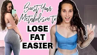 3 Ways to SPEED UP YOUR METABOLISM to LOSE FAT FASTER | Avoid Plateaus & Eat More to Lose Weight