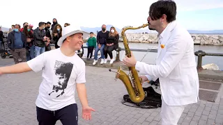 "DANCE MONKEY 2" - Street Sax Performance (AFTER Covid19)