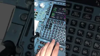 How to insert a PBD (Point/Bearing/Distance) in A320 MCDU