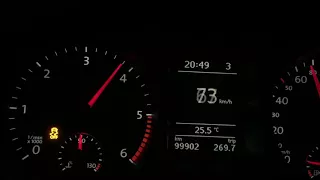 Volkswagen Passat B7 1.6 Tdi Dsg 0-100 km/h Acceleration