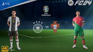 FC 24 - Portugal Vs Germany - UEFA EURO 2024 FINAL | Ft. Ronaldo,Musiala| PS5™ [4K60]