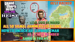 How to Unlock Avi Schwartzman Hacker & Get $150K Reward, All 50 Signal Jammer Locations, GTA Online