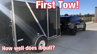 F15 BMW X5 First Towing Experience
