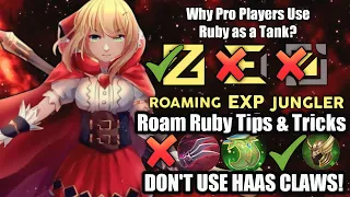 Ruby's Secrets you Should Know About! | Why Pro Players Use Ruby as a Tank | Build & Emblem Guide