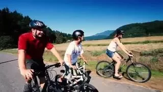 🚲 Biking #JustUpTheRoad in Harrison Hot Springs 🏞