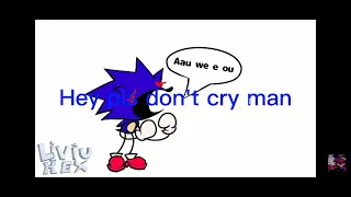 Sonic.EXE when his mod got cancelled (with lyrics)