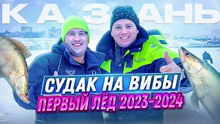 Зимняя рыбалка на судака началась! РОЗЫГРЫШ ВИБОВ! Первый лёд 2023 - 2024!