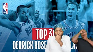 MVP DERRICK ROSE IS TOO TOUGH🤯...Derrick Rose's UNREAL Top 30 Plays! (REACTION)