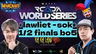 LAWLIET vs SOK - bo5 1/2 плейофф турнира в Германии RCADIA World Series Warcraft 3