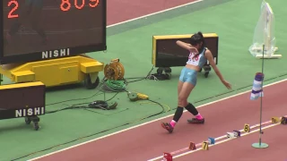 C 女子走幅跳 決勝2位　第47回ジュニアオリンピック