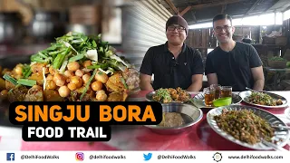 Manipur Singju Bora (Snacks) Food Trail l Paknam + Pakoda Thongba + Aalu Saak + Cha Ngang + Mimi