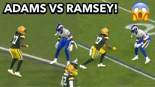 Davante Adams vs Jalen Ramsey FULL MATCHUP! (2021 Divisional Playoffs) WR vs CB