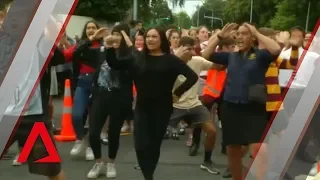 Christchurch shootings: Students perform the Haka to mourn terror attack victims