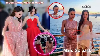 (FreenBecky) Freen taking care of Becky during Cannes 2024| Freen got restricted from touching Becky