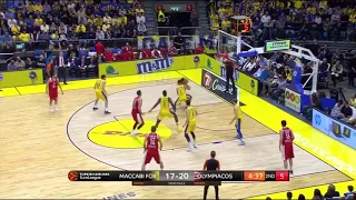 Nigel Williams-Goss highlights (Maccabi-Olympiacos: 65-64)