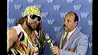 Best Promos - Randy Savage "I can handle myself out here but I won't"