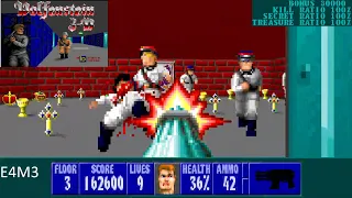 Wolfenstein 3D: E4M3 100% I am Death Incarnate with commentary