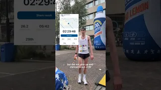 Sub 2:30 for his FIRST ever full marathon! Eindhoven Marathon 2023