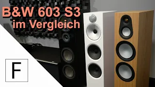 HiFi-Lautsprecher unter 3000€ im Test: B&W 603 S3 vs. Canton Townus 90 vs. Monitor Audio Silver 300