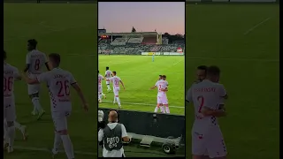 Jesús Jiménez goal for Górnik Zabrze and celebration 🍾